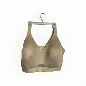 Cacique Comfort Bliss Lightly Lined No Wire Wireless Bra 42DDD Beige Comfortable